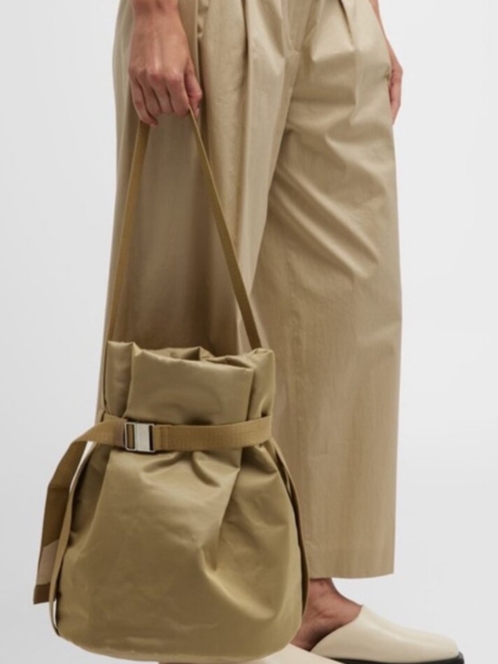 The Row Sporty Leo Nylon Brown Tote Bag
